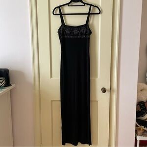 90’s Black Maxi Dress